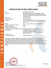SGS Certificate