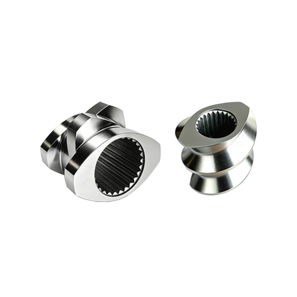 The screw structure of a twin-screw extruder