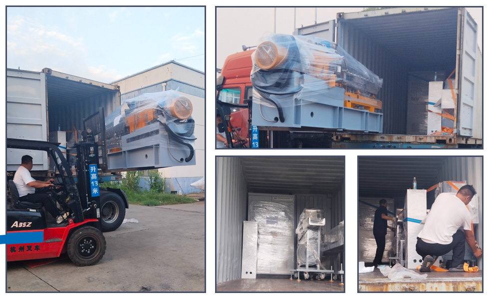 ABS recycling granulator shipment