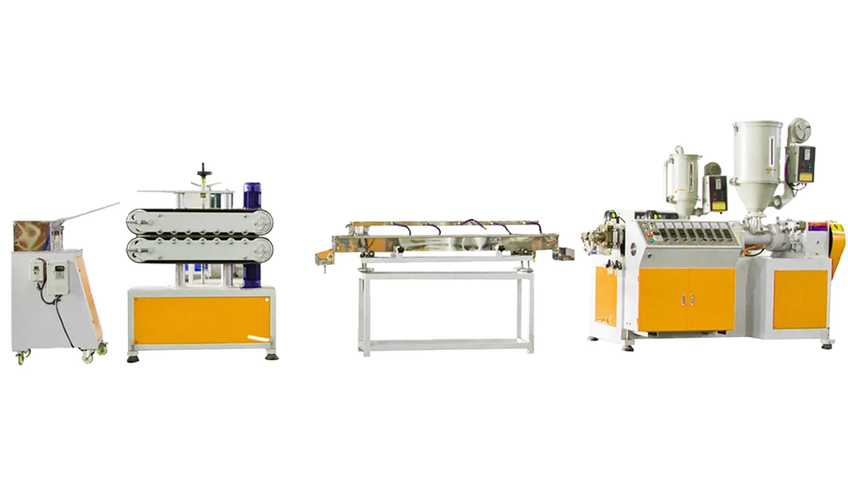 plastic extrusion pipe profile line output — PVC pipe and profiles